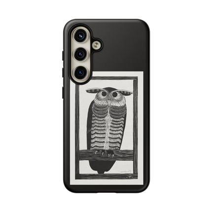 Horned Owl by Samuel Jessurun de Mesquita Phone Cases