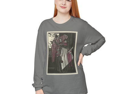 L’écran by Fernand Siméon Garment-dyed Long Sleeve T-Shirt