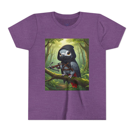 The African Grey Sentinel Youth Short Sleeve Tee