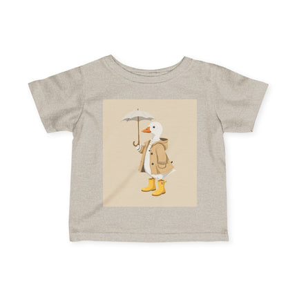 🦆☂️ The Little Rainy Day Duckling Infant Fine Jersey Tee – Whimsical Storybook Charm
