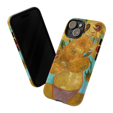 Vase with Twelve Sunflowers by Vincent Van Gogh Phone Cases
