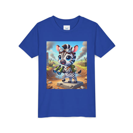 Zebra Lookout Youth Short Sleeve Tee