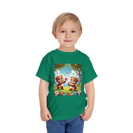 Teddy Bear Friendship Toddler Short Sleeve Tee
