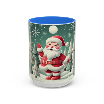 Santa's Joyful Night Colorful Mugs (11oz, 15oz)