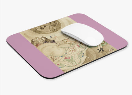 Sur talons rouges (On Red Heels) pl 01 by Gerda Wegener Mouse Pad, Rectangle