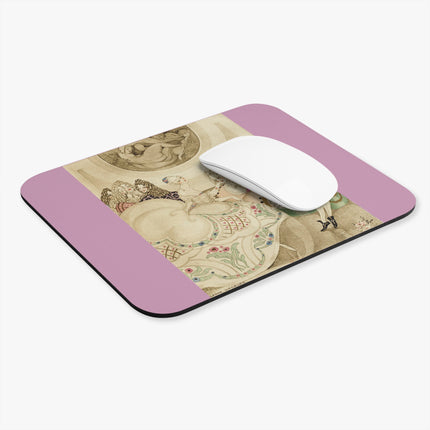 Sur talons rouges (On Red Heels) pl 01 by Gerda Wegener Mouse Pad, Rectangle