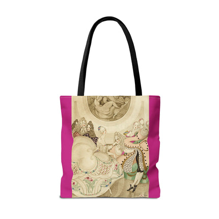 Sur talons rouges by Gerda Wegener Tote Bag (AOP)