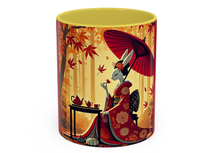 Theatrical Harvest Rabbit Colorful Mugs (11oz, 15oz)