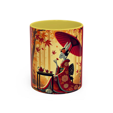 Theatrical Harvest Rabbit Colorful Mugs (11oz, 15oz)