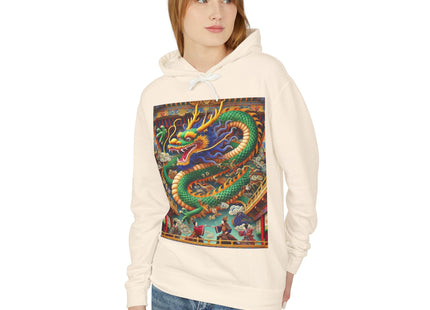 Tibetan Dragon Over Kabuki Duel Hoodie