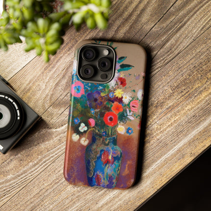 Bouquet of Flowers by Odilon Redon Phone Cases