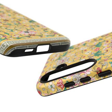 Yellow Botanical Pattern by Owen Jones Phone Cases