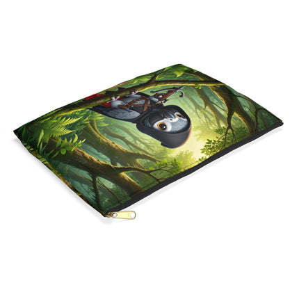 The African Grey Sentinel Accessory Pouch – Stealthy Guardian & Forest Mystery