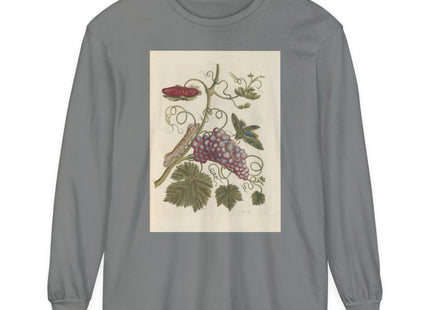 Botanical Pl.49 by Maria Sibylla Garment-dyed Long Sleeve T-Shirt