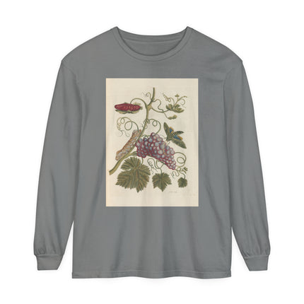 Botanical Pl.49 by Maria Sibylla Garment-dyed Long Sleeve T-Shirt
