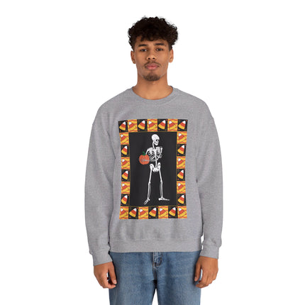 Candy Corn Skeleton Unisex Heavy Blend™ Crewneck Sweatshirt