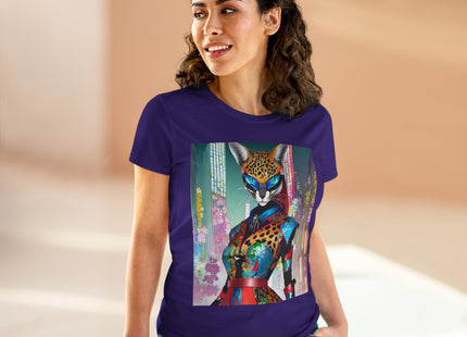 Cyber Cat Glamour Cotton Tee