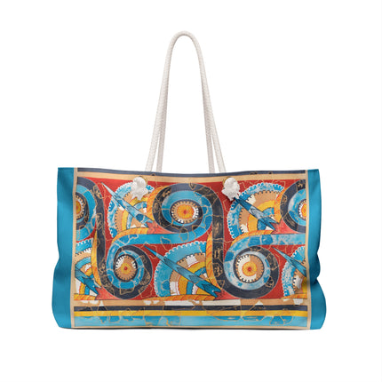 Reproduction of S-Spiral Frieze by Emile Gilliéron Weekender Bag