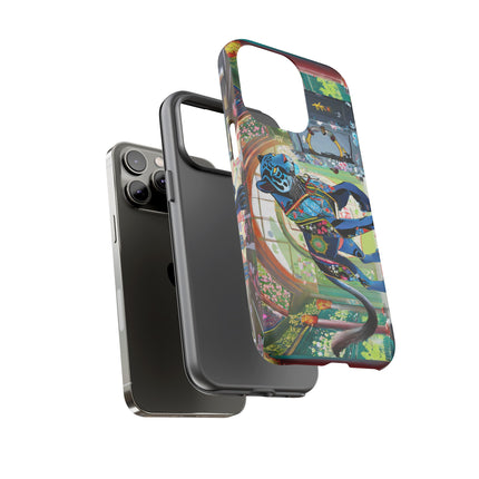 Cyber Panther's Hunt Phone Cases