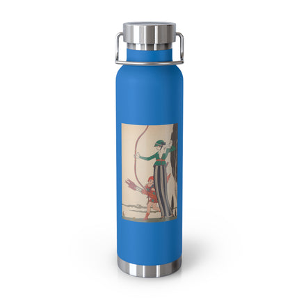 L'Arc Rouge by George Barbier Copper Vacuum Insulated Bottle, 22oz