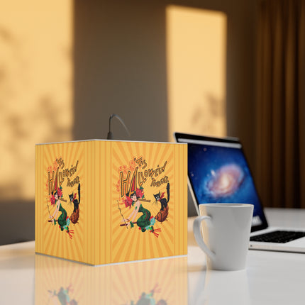 The Bewitching Ride Light Cube Lamp