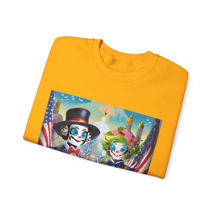 Cyber Punk Warrior Robots Unisex Heavy Blend™ Crewneck Sweatshirt