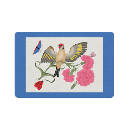Greenfinch Garden Flight Pet Food Mat – Wings & Blossoms