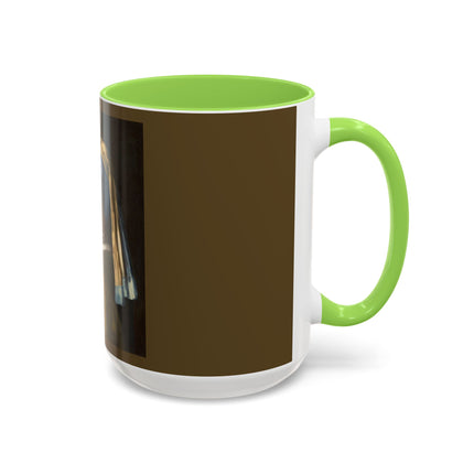 Girl with a Pearl Earring by Johannes Vermeer Colorful Mugs (11oz, 15oz)
