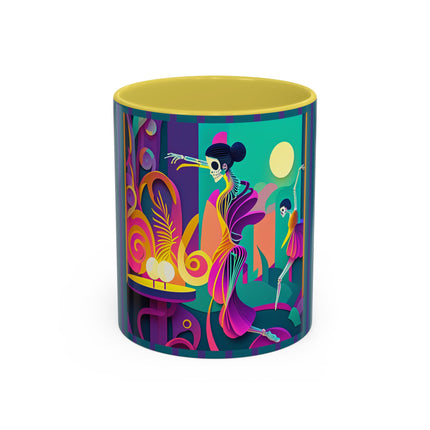Dance of the Skeleton Ballerinas Colorful Mugs (11oz, 15oz)