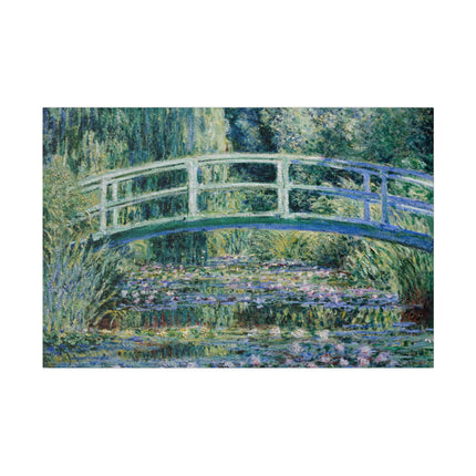 Water Lilies and Japanese Bridge by Claude Monet Matte Canvas, Stretched, 0.75"