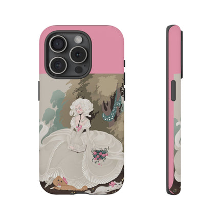 Rococo Garden Reader Phone Case – Whimsical Elegance & Timeless Charm