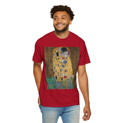 The Kiss by Gustav Klimt Unisex Garment-Dyed T-shirt