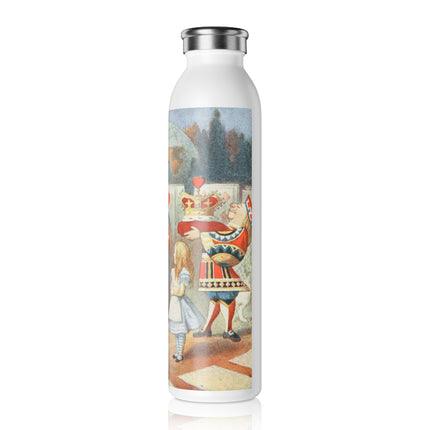 Off with her head! Off with— by Sir John Tenniel Slim Water Bottle