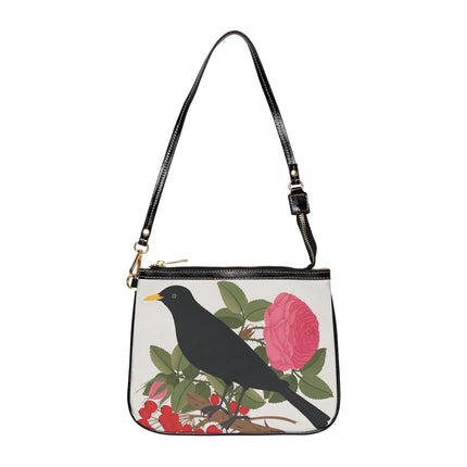 Blackbird & Rose Shoulder Bag – Timeless Beauty & Elegant Charm