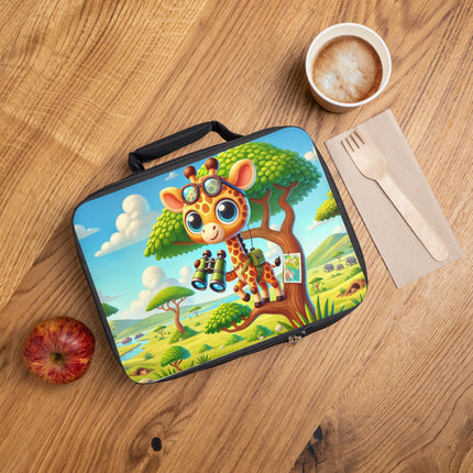 Giraffe Lookout Lunch Bag – Curious Explorer & Safari Spirit