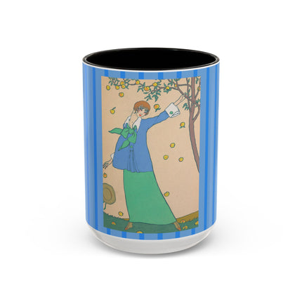 Le Verger by Georges Lepape Colorful Mugs (11oz, 15oz)