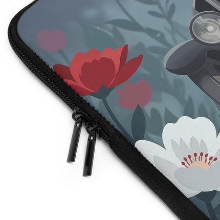 🏎️🌺 The Lady Of The Grand Touring Car Laptop Sleeve – Art Deco Motoring Elegance