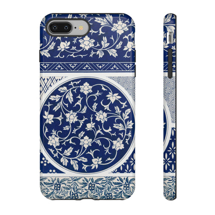 Blue Flower Pattern by Owen Jones Phone Cases
