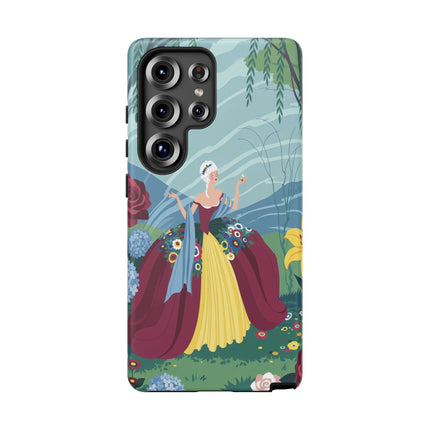 🌹🌿 The Willow Garden Promenade Phone Case – Art Deco Floral Elegance