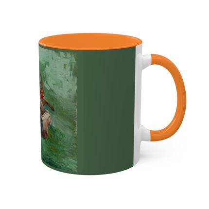 Crab on its Back by Vincent Van Gogh Colorful Mugs, 11oz