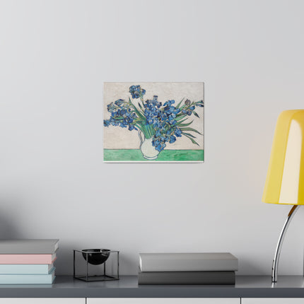 Irises by Vincent Van Gogh Matte Canvas, Stretched, 0.75"