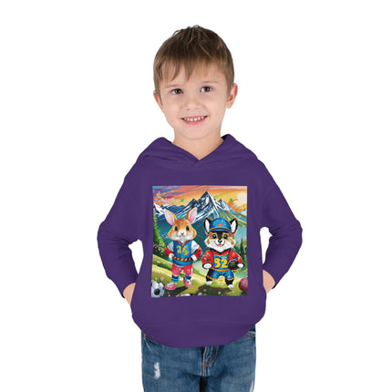 Animal Athletes Toddler Pullover Fleece Hoodie