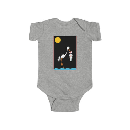 Moonlit Reverie Baby Bodysuit – Starlit Dreams & Timeless Arrival
