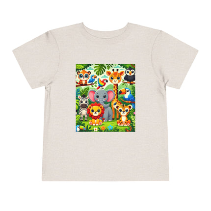 Jungle Friends Parade Toddler Short Sleeve Tee