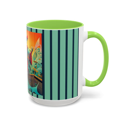 Skeleton Crew of the Misty Seas Colorful Mugs (11oz, 15oz)