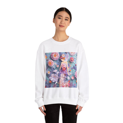 Aster Fairy Unisex Heavy Blend™ Crewneck Sweatshirt