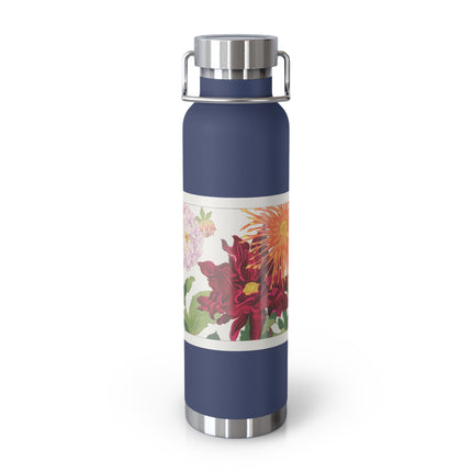 Dahlia by Tanigami Kônan Copper Vacuum Insulated Bottle, 22oz