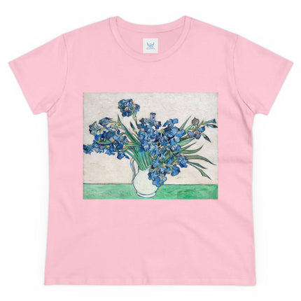 Irises by Van Gogh Women's Midweight Cotton Tee