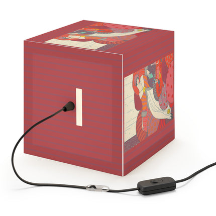 Les Coussins by Georges Lepape Light Cube Lamp
