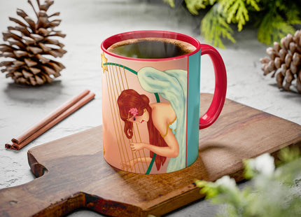 Heavenly Angel Duet Colorful Mugs (11oz, 15oz)